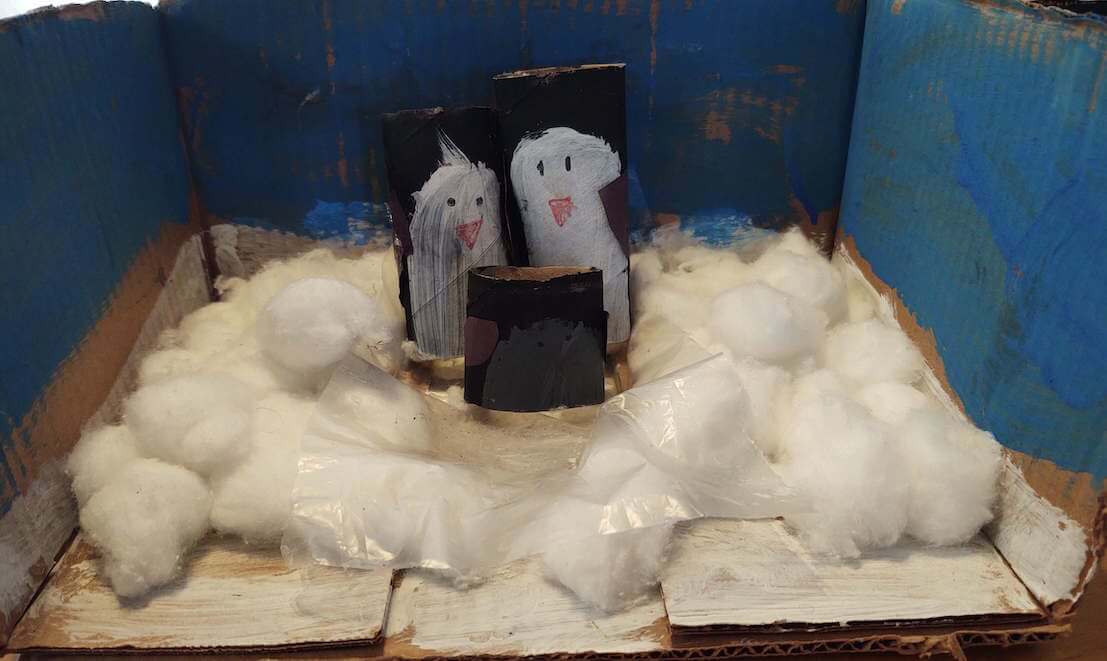 penguin habitat play craft